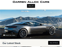 Tablet Screenshot of darrenallickcars.co.uk